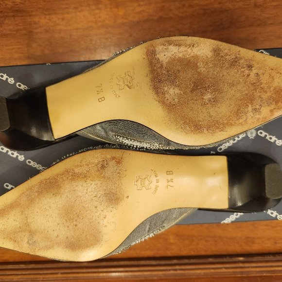 Andre Assous Silver Beaded Shoes - Picture 2 of 5